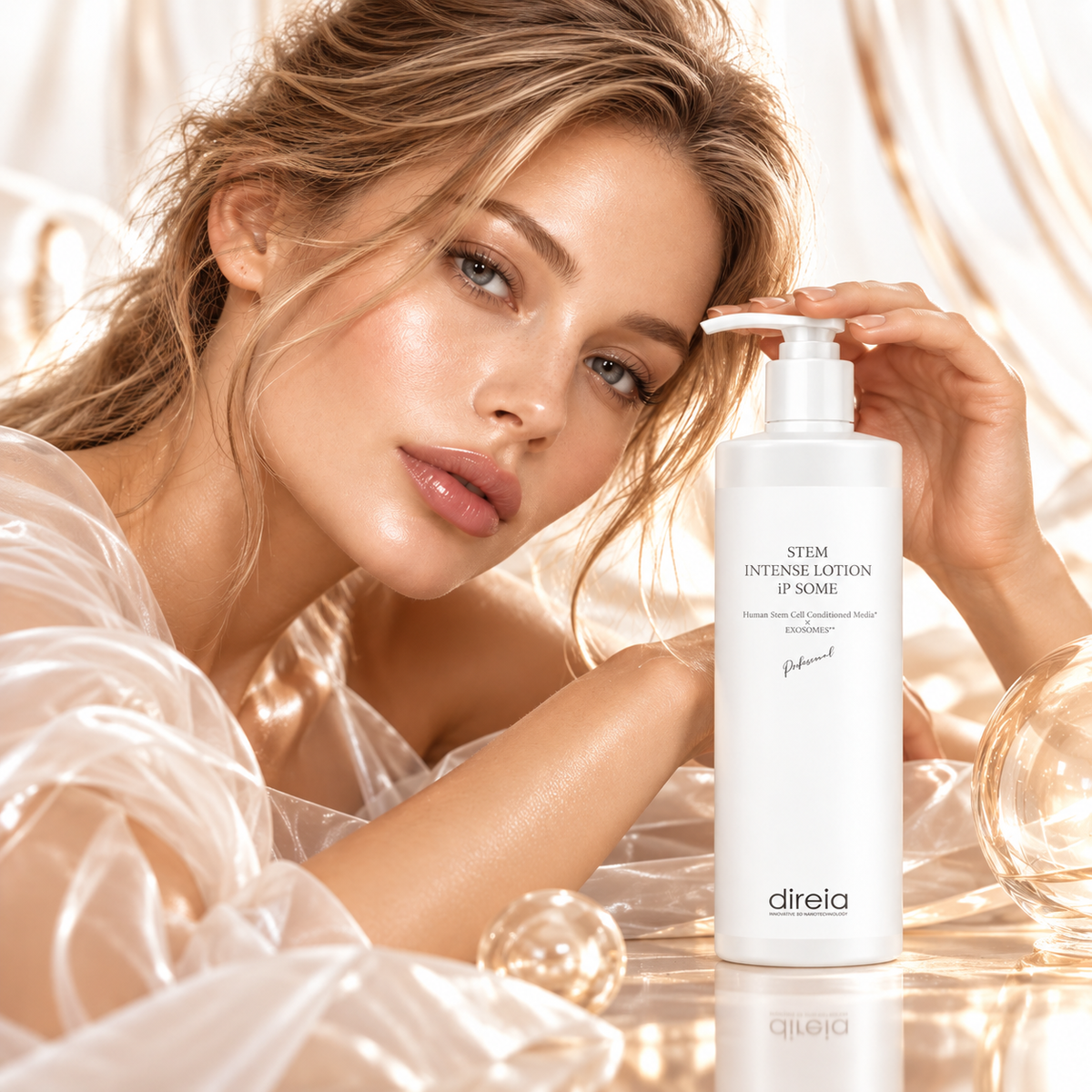 Direia Лосьон для лица anti-age уход со стволовыми клетками STM iP Some Intense Lotion 400 мл 740738 &ndash; фото официального дилера бренда Direia в Украине